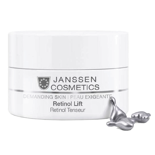 Картинка retinol lift janssen капсулы для лица c ретинолом против морщин JANSSEN 150 шт. в магазине МИР КАПСУЛ