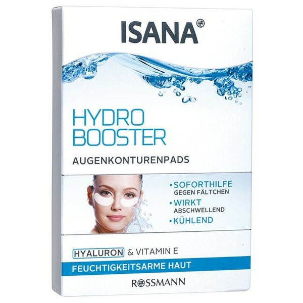купить увлажняющие патчи для глаз Augen-Pads Hydro Booster ISANA в магазине капсульной косметики capsules.shop по доступным ценам!